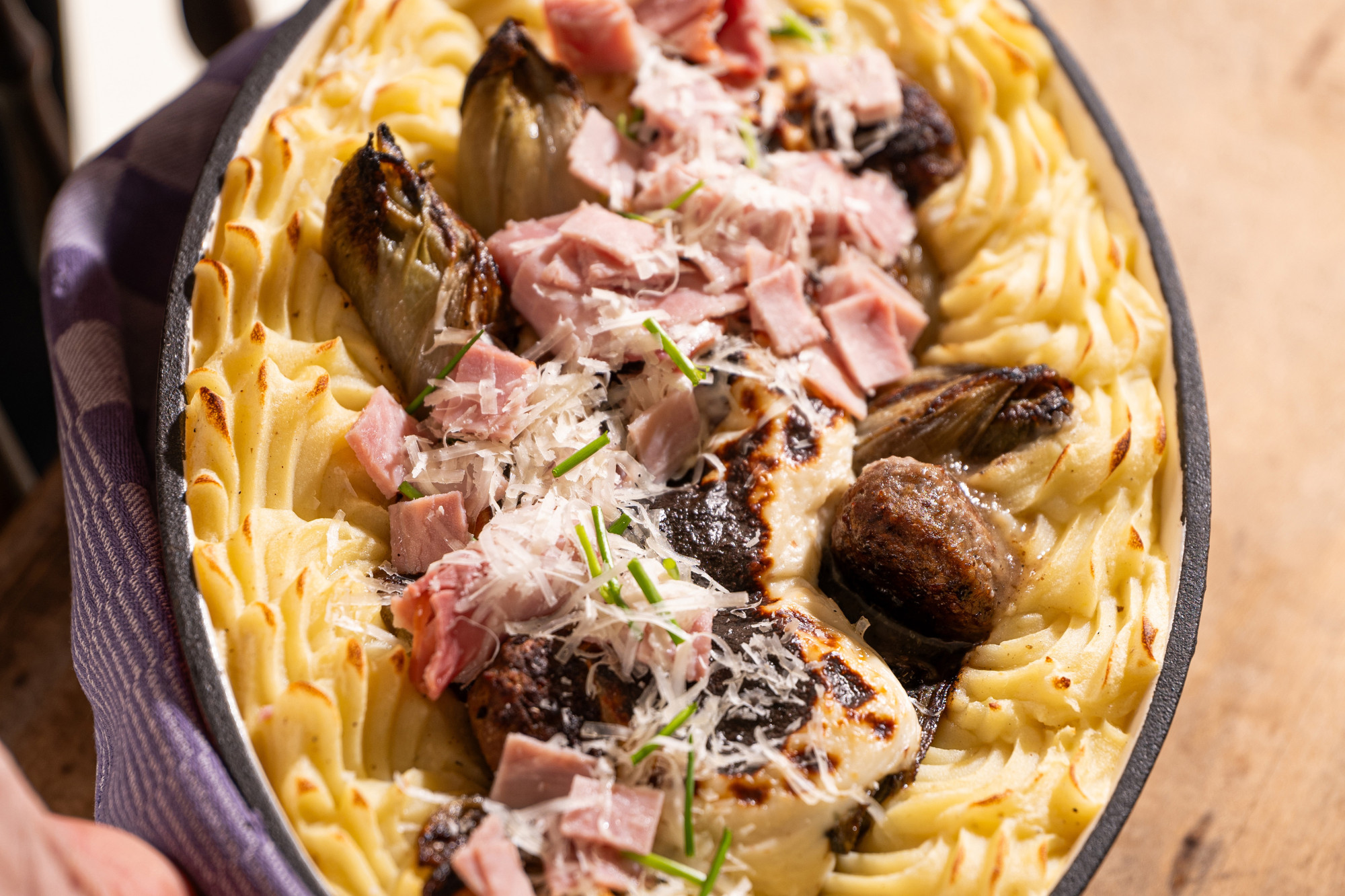 Chicon gratin met gehaktballetjes